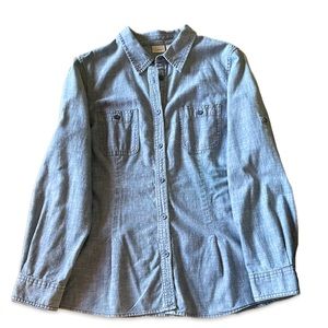 L.L. Bean Denim Button Down Shirt